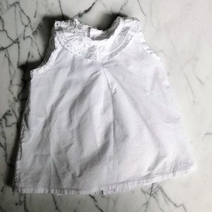 Light White Cotton Summer blouse 18 M